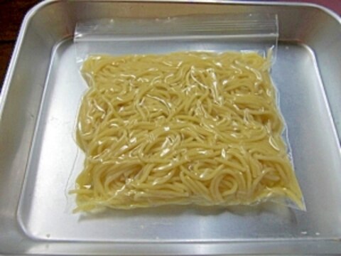 スパゲティの冷凍保存